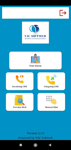 VAC Remote Dialer Screen 2