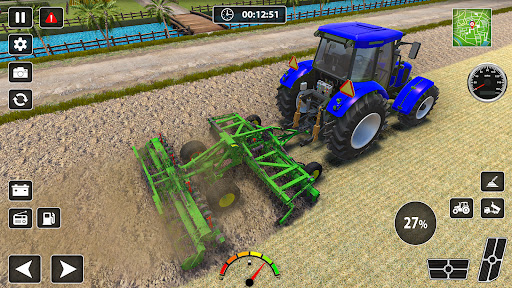Farmers Life: Tractor Driving Screen 2