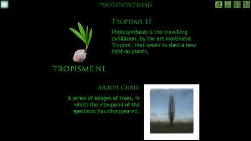 Android application Photosynthesis Art Catalogue screenshort