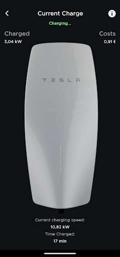 Tesla Wall Connector Plus Screen 3