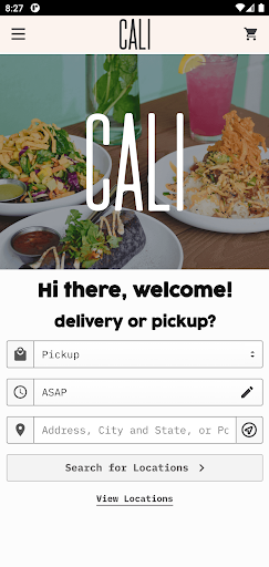 Android application Cali screenshort