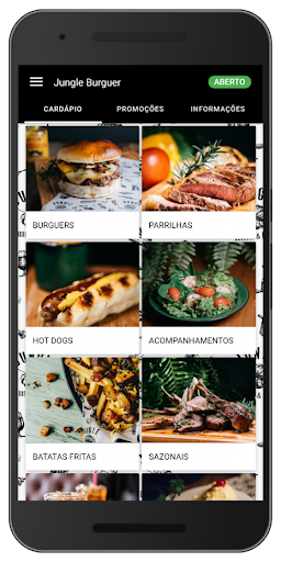 Android application Jungle Burguer screenshort