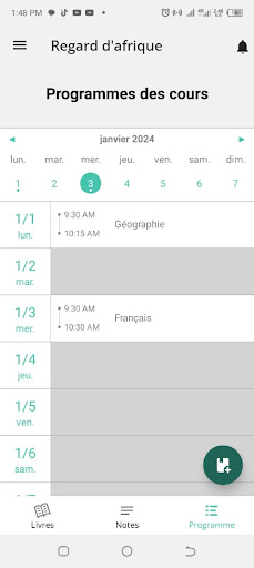 Android application Regard d'afrique screenshort