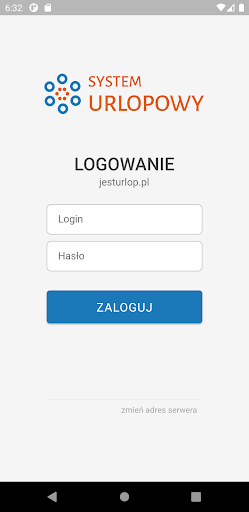 Android application jestUrlop.pl screenshort