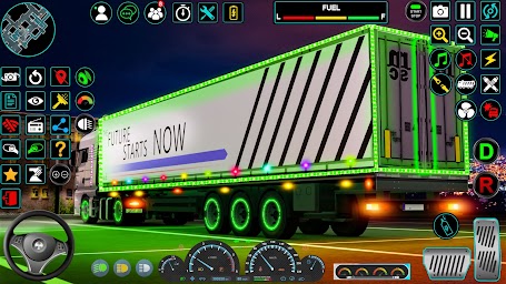 Real City Cargo Truck Driving