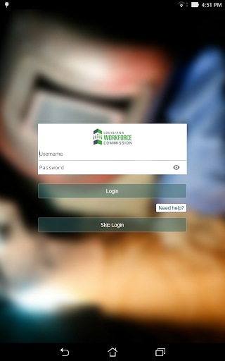 Android application LA Hire screenshort