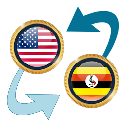 Hình ảnh biểu tượng của US Dollar to Uganda Shilling