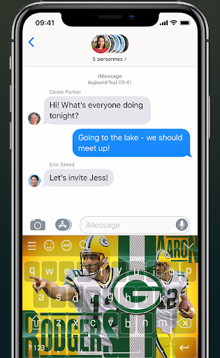 Aaron Rodgers Keyboard Packers Screenshot 2 - AppWisp.com