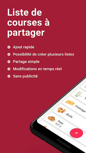 Aperçu de l'application