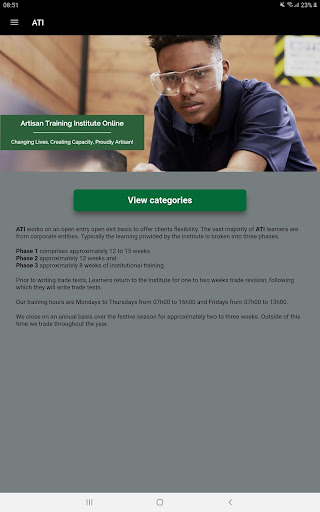 Android application ATI screenshort
