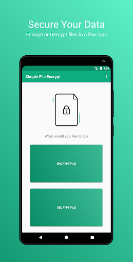 Android application Simple File Encrypt screenshort
