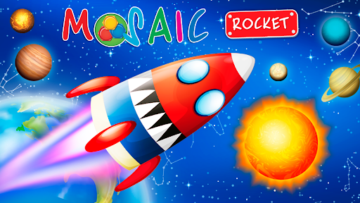 Puzzle game a rocket
