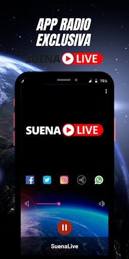 Android application Demo Suenalive TV screenshort