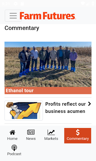 Screenshot of Farm Futures