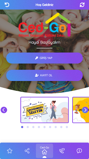 Android application Ced-Go: Children's Workshops screenshort