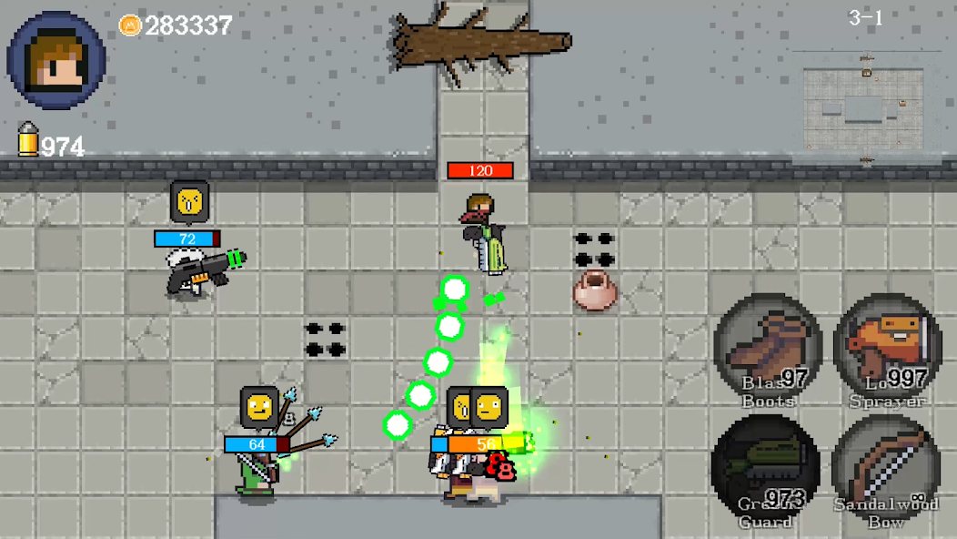 Tiny Warrior - Pixel Gun v1.2.9 APK + Mod [Unlimited money] for Android