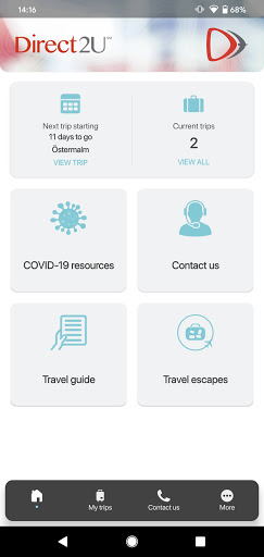 Android application Direct2U screenshort