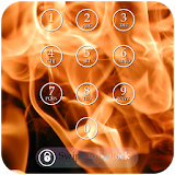 Fire Keypad Screen Lock Theme icon