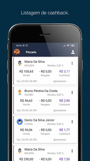 Android application Nummus - Negócios screenshort