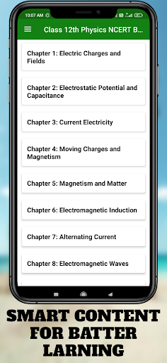 Class 12th Physics NCERT Books Screen 2