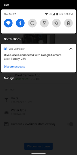 Screenshot of Dive Case Connector for Pixel