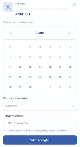 Registruj Auto Screen 2
