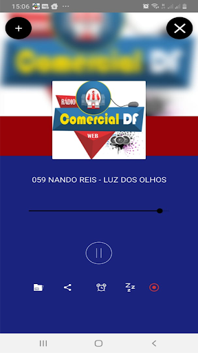 Android application Radio Comercial DF screenshort