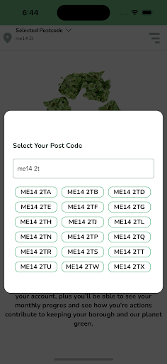 MyBinApp Screen 2
