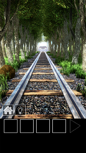 Android application 脱出ゲーム　電車のある道 screenshort