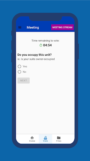 GetQuorum Hybrid Meetings App Screen 2