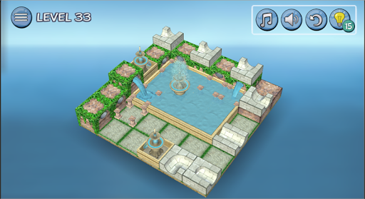 Flow Water Fountain 3D Puzzle - Puzzle - games