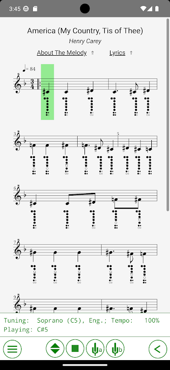 Recorder Flute Tabs - 1.23.0 - (Android)