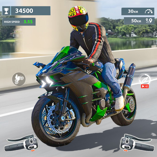 Traffic Bike: Driving City 3D Logo