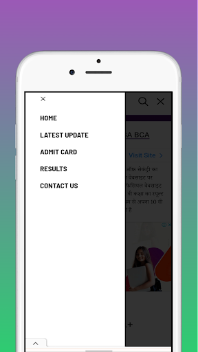 Android application My Exam results - Notification screenshort