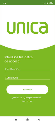 Android application UnicaGES screenshort