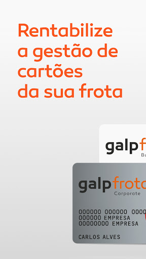 Android application Frotas Galp screenshort