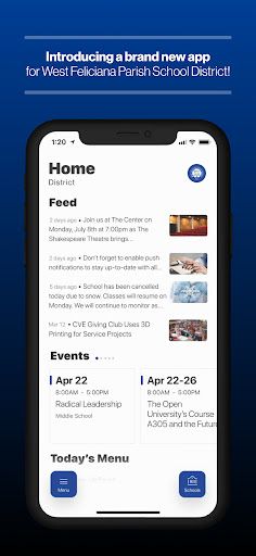 Android application West Feliciana Parish Schools screenshort