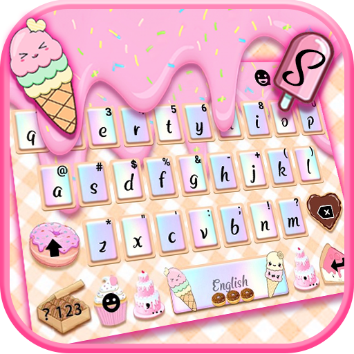 Donut Pink Drip Theme logo