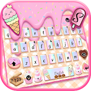 Sweet Donut Pink Drip Keyboard Theme