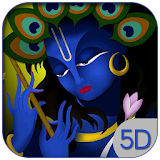 5D Lord Krishna Live Wallpaper icon