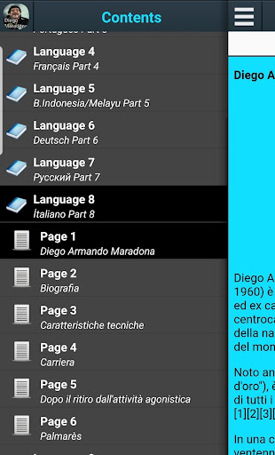 Anteprima dell'app