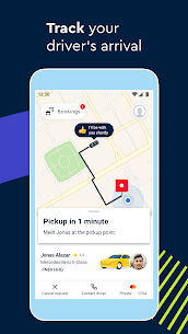FREE NOW (mytaxi) – Taxi Booking App 4