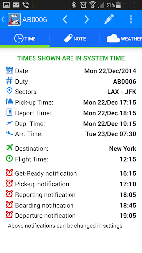 Roster Minder for Airline Crew Screen 3