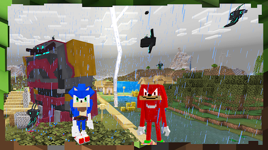 Jogo do Sonic 3 Minecraft Boom