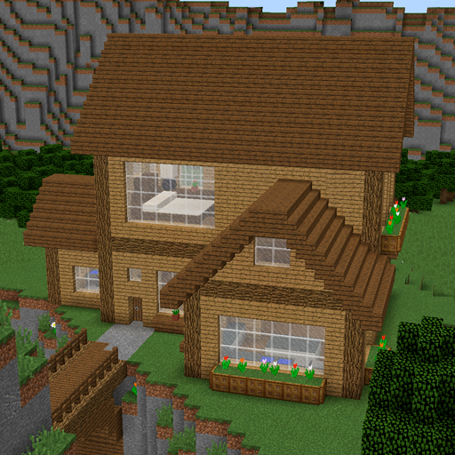 Casas modernas em minecraft - nossa casa de hj é essa , muito