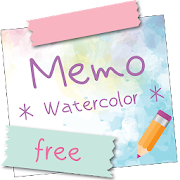 Sticky Memo Notepad *Watercolor* Free