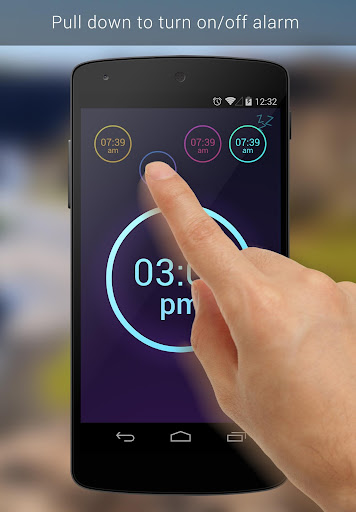 Neon Alarm Clock Screen 2