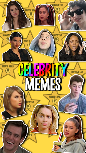 Android application Memes of Celebrities WASticker screenshort