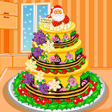 Merry Christmas Cake icon