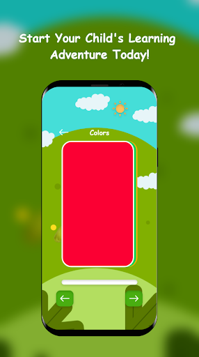 Android application Color and Shapes screenshort